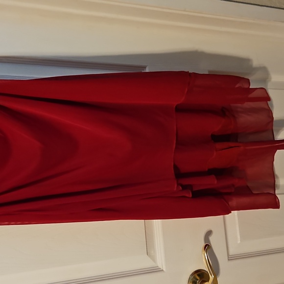 Ruby Rox Red Asymmetrical Dress - Picture 2 of 3
